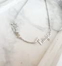 Naamketting | Gepersonaliseerde ketting met naam in zilver of goud | gftd. jewelry