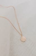 Asjuweel 'Moon' | Ashanger met ruwe afwerking in zilver of goud | gftd. jewelry