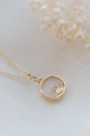 Moedermelk ketting 'Rising Sun' | Moedermelkjuweel met zon hanger | gftd. jewelry