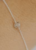 Herinneringssteen armband 'Cushion' | As omgevormd tot geslepen herinneringssteen | gftd. jewelry