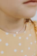 Letterketting 1 bedel eigen initiaal uitgefreesde letter geelgoud verguld gftd. jewelry