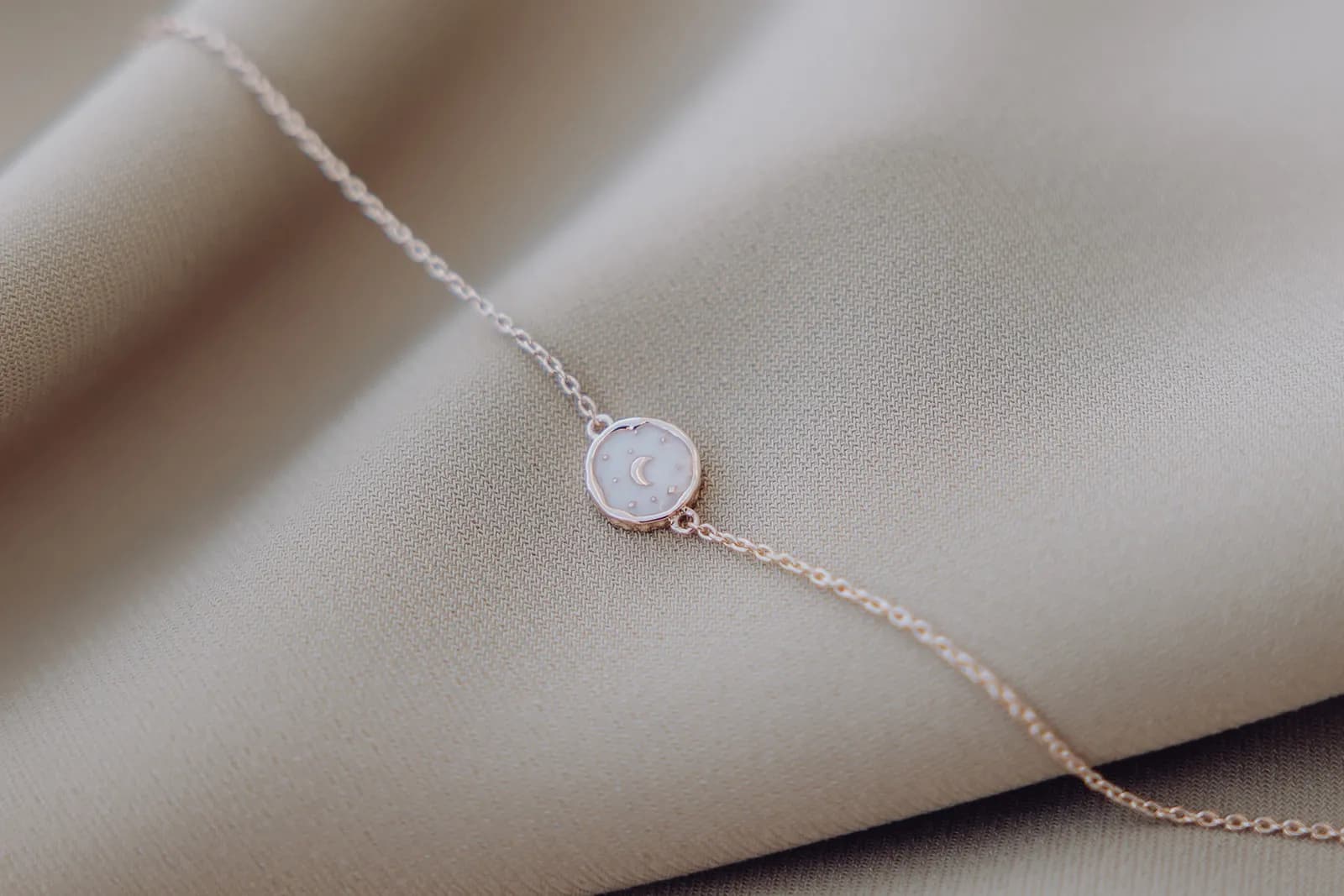Moedermelk armband 'My Moon and Stars' | Moedermelkjuweel met maan en sterren als armband | gftd. jewelry
