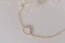 Moedermelk armband 'Memento' | Moedermelkjuweel met organische hanger als armband | gftd. jewelry
