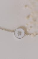 Moedermelk armband 'Klaver' | Moedermelkjuweel met klavertje vier als armband | gftd. jewelry