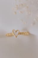 Moedermelk ring 'My Heart' | Moedermelkjuweel als hartjesring in zilver of goud | gftd. jewelry