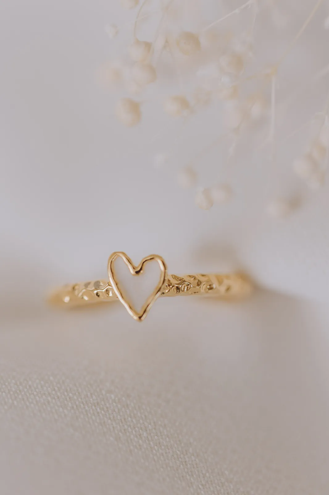 Moedermelk ring 'My Heart' | Moedermelkjuweel als hartjesring in zilver of goud | gftd. jewelry