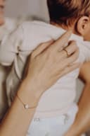 Moedermelk ring 'Round' | Minimalistische moedermelkring in zilver of goud | gftd. jewelry