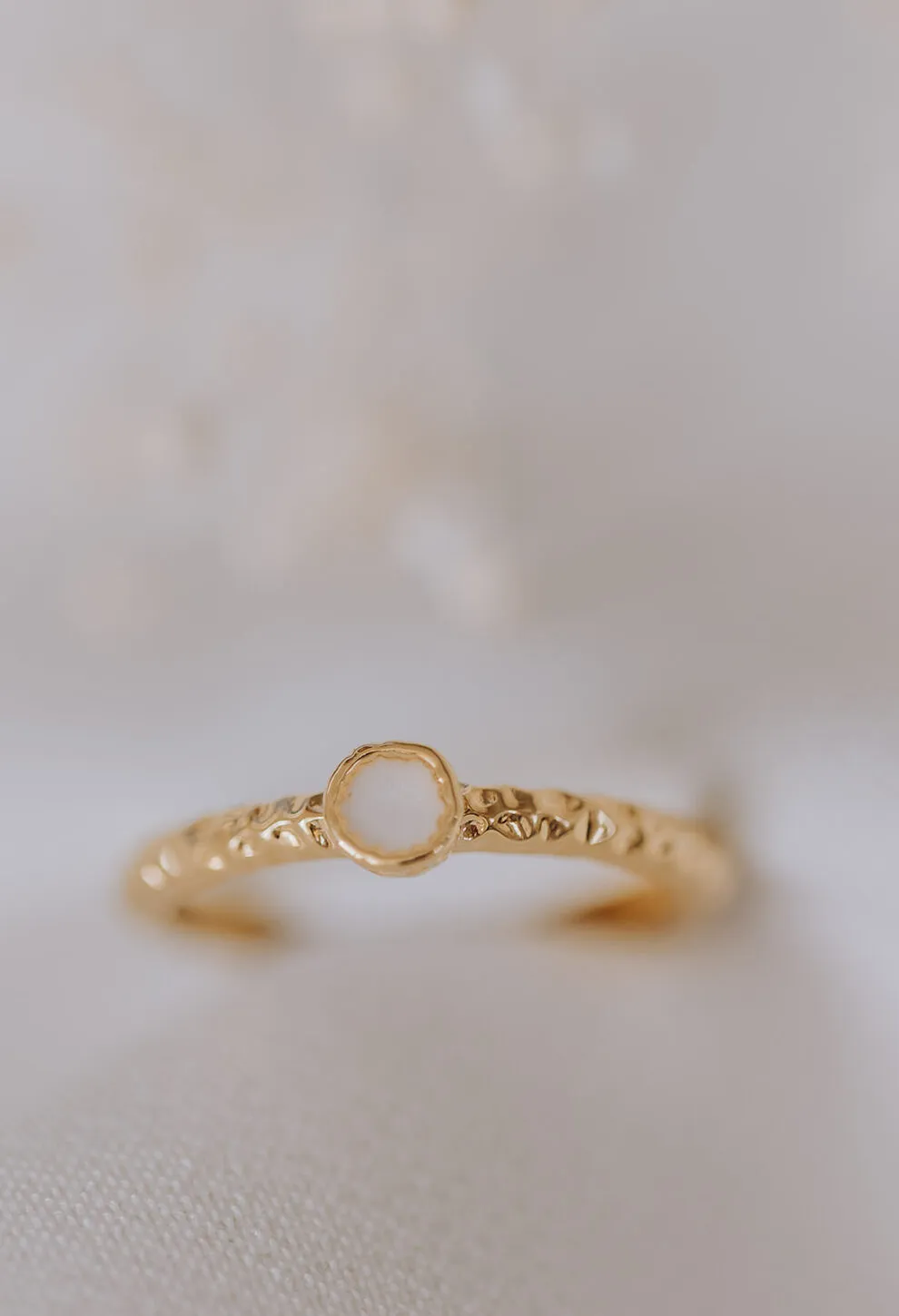 Moedermelk ring 'Round' | Minimalistische moedermelkring in zilver of goud | gftd. jewelry