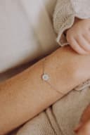 Moedermelk armband 'Klaver' | Moedermelkjuweel met klavertje vier als armband | gftd. jewelry