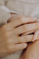 Moedermelk ring 'Moon' | Moedermelkjuweel als ring in zilver of goud | gftd. jewelry