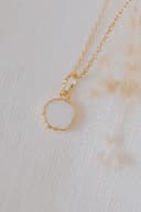 Moedermelk ketting 'Round' | Moedermelkjuweel met ronde hanger | gftd. jewelry