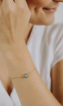 Asjuweel armband 'Rising Sun' | As verwerkt in zon hanger aan de pols | gftd. jewelry