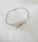 Naamarmband | Gepersonaliseerde armband met naam in zilver of goud | gftd. jewelry