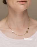 Voorbeeld ketting met letterontwerp design 2 gftd. jewelry