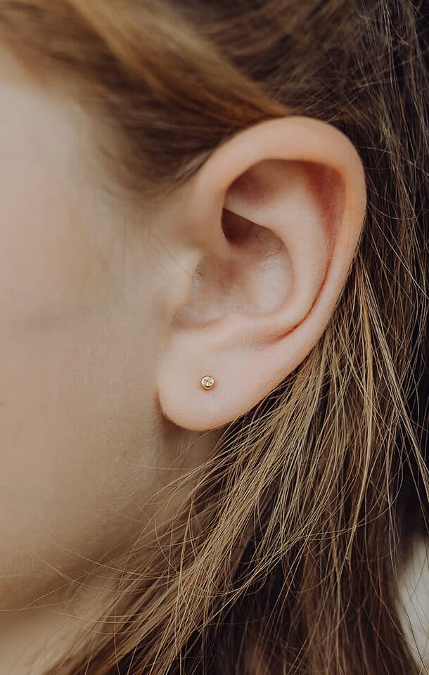 Mini geboortesteen stud (per stuk)