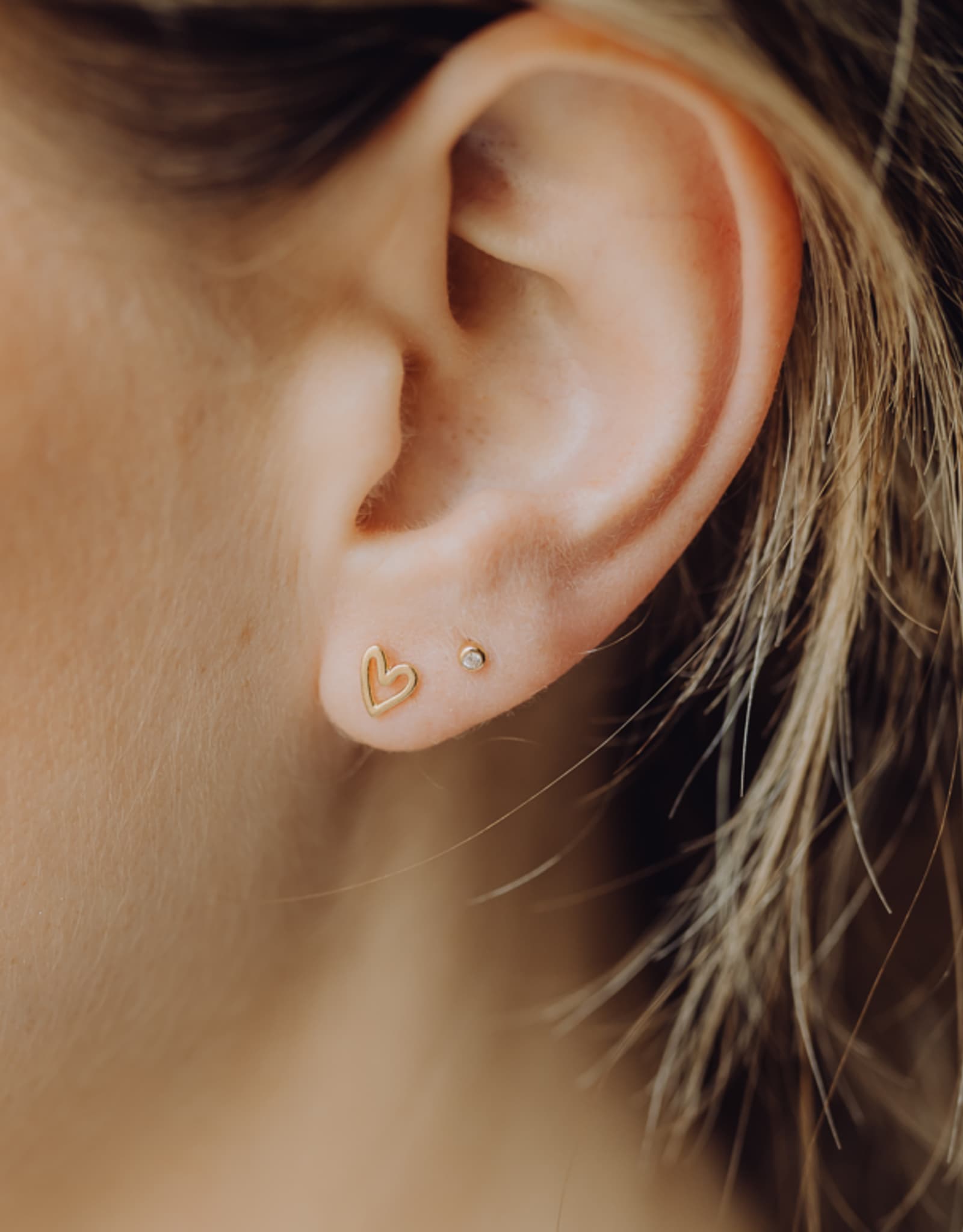 Heart Stud (per stuk)