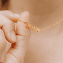 Naamketting drukletters goud