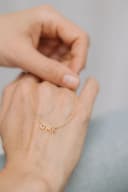 Ketting met 3 letters | Gepersonaliseerde letter ketting | gftd. jewelry