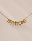 Ketting met 7 letters | Gepersonaliseerde letter ketting | gftd. jewelry