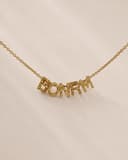 Ketting met 5 letters | Gepersonaliseerde letter ketting | gftd. jewelry