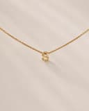 Ketting met 1 letter | Gepersonaliseerde letter ketting | gftd. jewelry