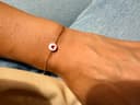 Armband met koesterhartje - 14kt geelgoud | Gepersonaliseerde armband met koesterhartje | gftd. jewelry