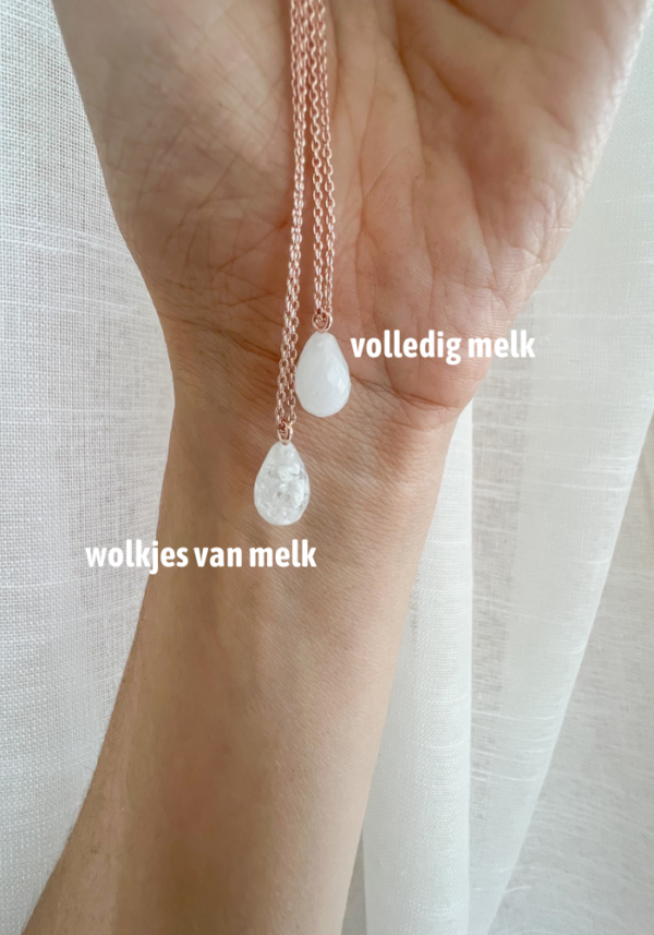 14 karaat Moedermelk - Cushion edelsteen armband - Moedermelkjuweel