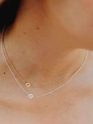 gepersonaliseerde ketting met letter