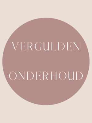 Vergulden / Onderhoud