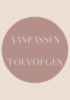 Toevoegingen / aanpassingen